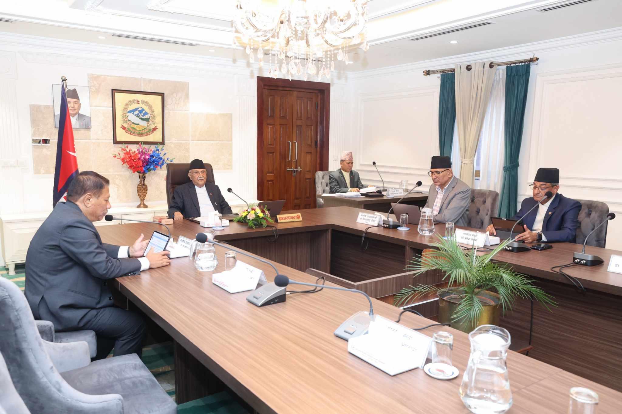 गभर्नर नियुक्ति गर्न बालुवाटारमा मन्त्रिपरिषद् बैठक सुरू