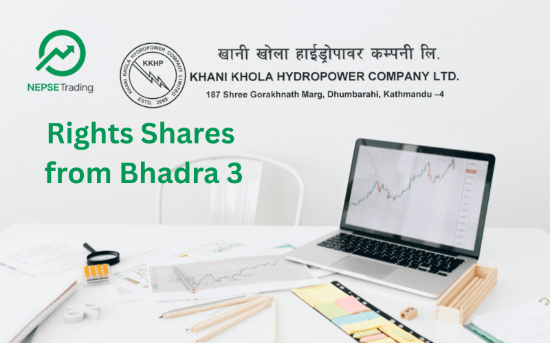 KKHC खानीखोला हाइड्रोपावरले भदौ ३ गतेदेखि हकप्रद शेयर निष्कासन गर्दै