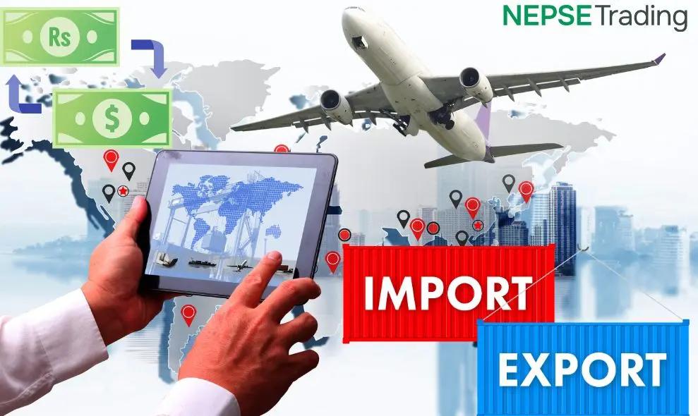 साउनमा निर्यात संरचनामा उपभोग्य वस्तुको दबदबा, व्यापार सर्त ३.७ प्रतिशतले घट्यो