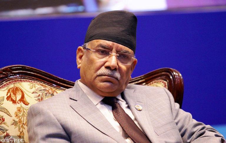 प्रचण्ड शौचालयमा लडेर घाइते, टाउकोमा चोट