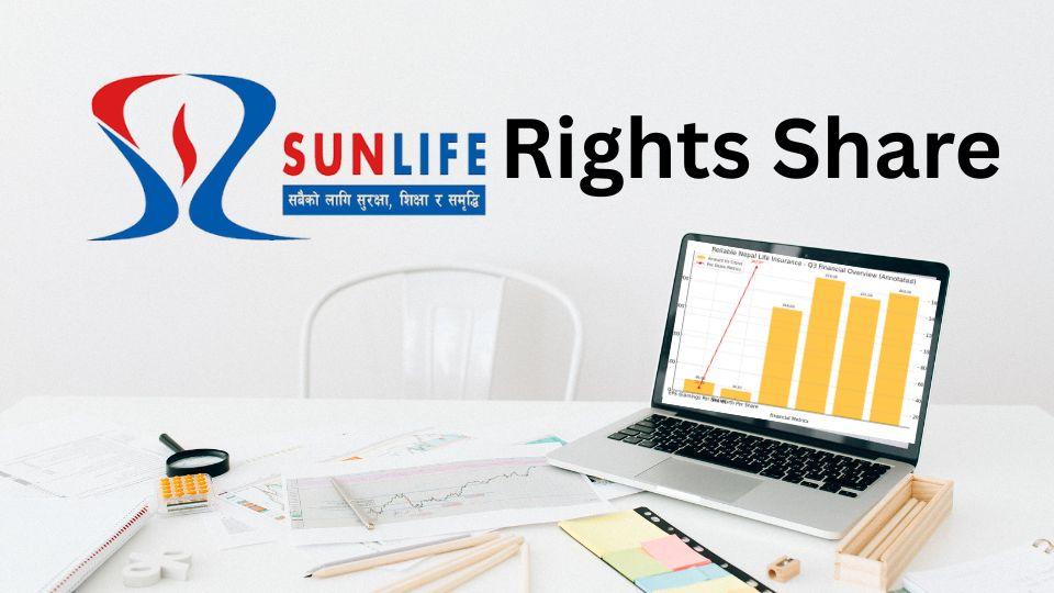 SNLI सन नेपाल लाइफ इन्स्योरेन्सको हकप्रद सेयर बिक्री खुला, वैशाख ३० देखि आवेदन खुला