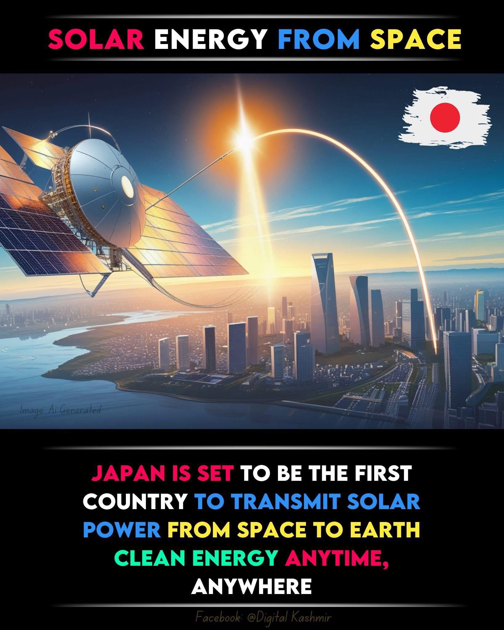 ऊर्जा क्रान्तिको सुरुवात : जापानले अन्तरिक्षबाट पृथ्वीमा सौर्य ऊर्जा पठाउने तयारी गर्दै