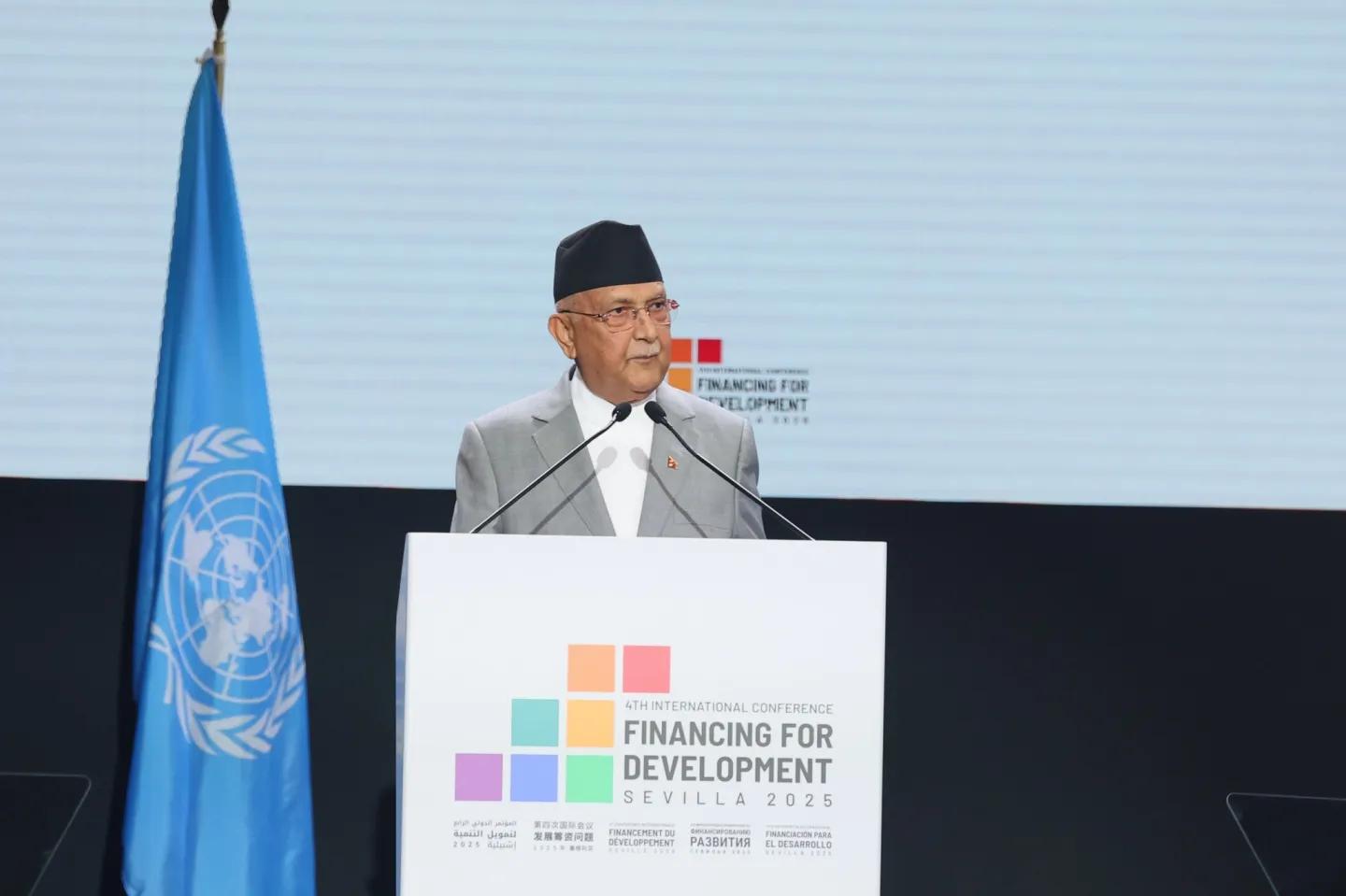 प्रधानमन्त्री ओलीद्वारा ‘सेभिया सम्मेलन’मा अतिकम विकसित देशका पक्षमा सशक्त आवाज