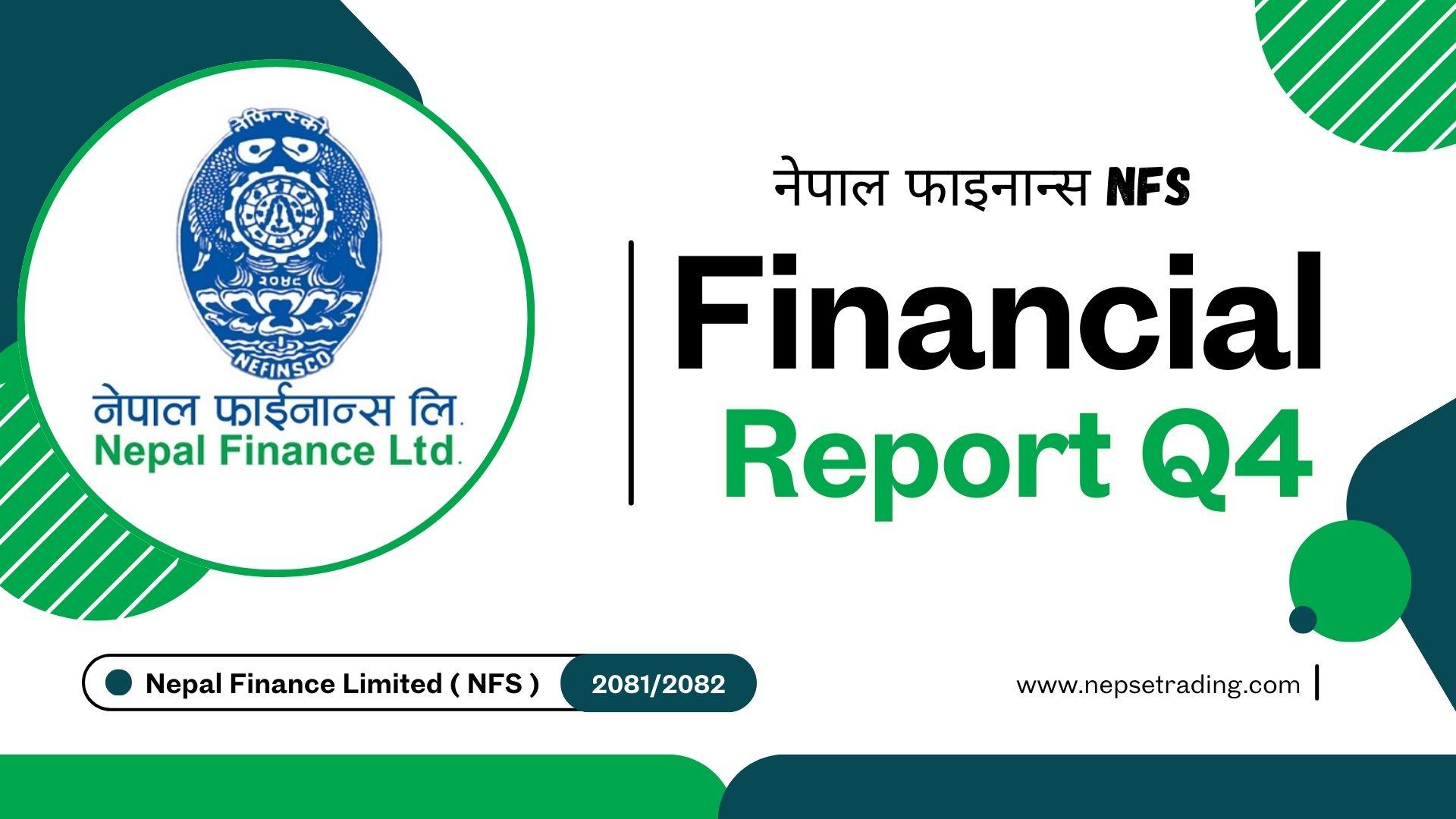 नेपाल फाइनान्सले चौथो त्रैमासमा २१.७४ करोड नाफा, आम्दानीमा उल्लेख्य सुधार