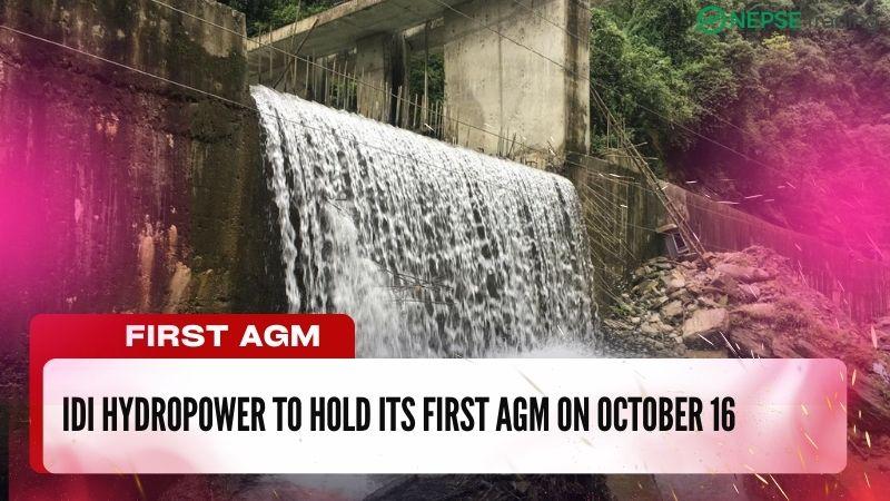 ईदी हाइड्रोपावरको प्रथम वार्षिक साधारणसभा असोज ३० गते हुने