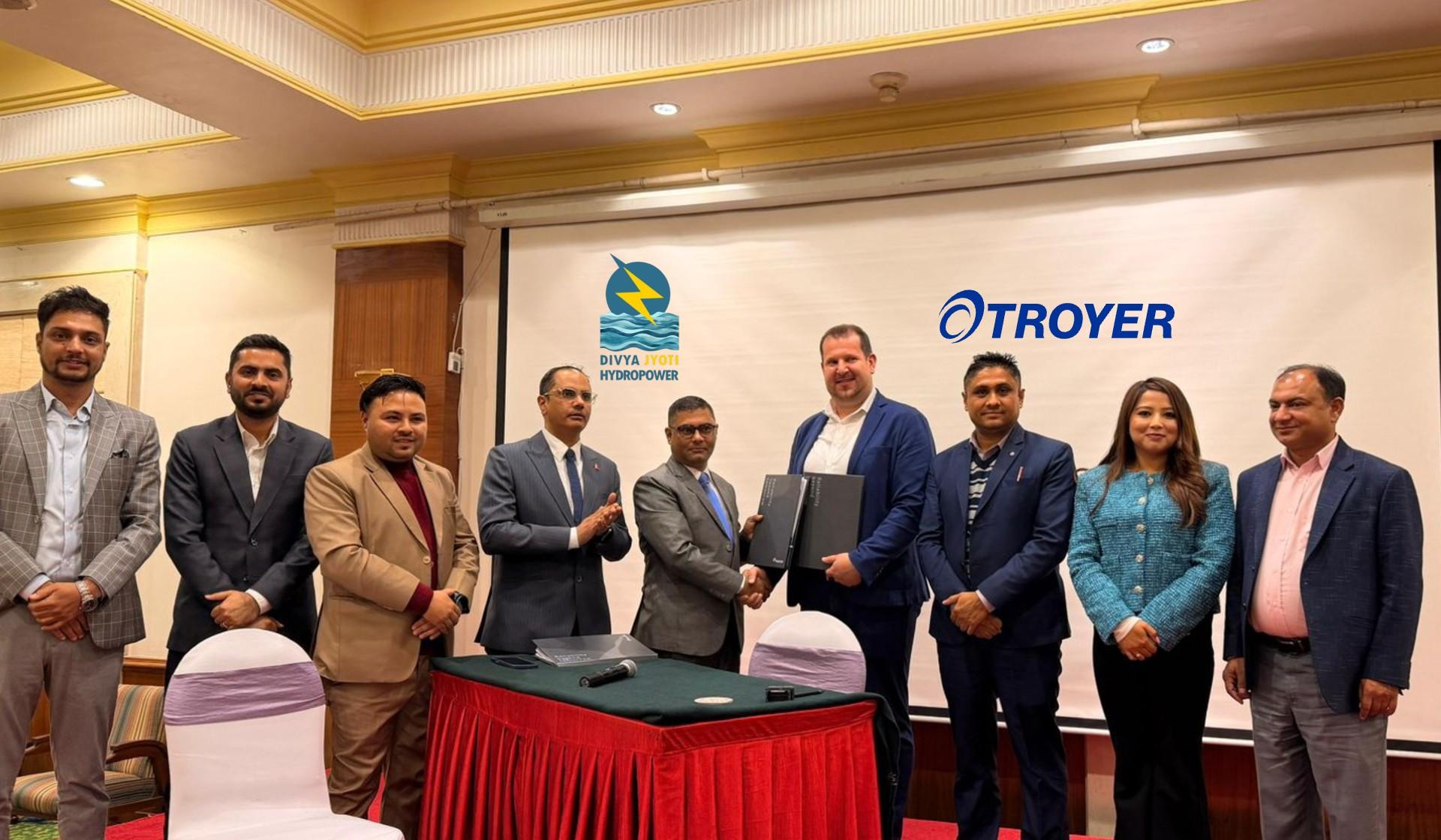 अपि पावर कम्पनीले मर्स्याङ्दी बेसी जलविद्युत आयोजनाका लागि ट्रोयर एजीसँग सम्झौता गर्यो