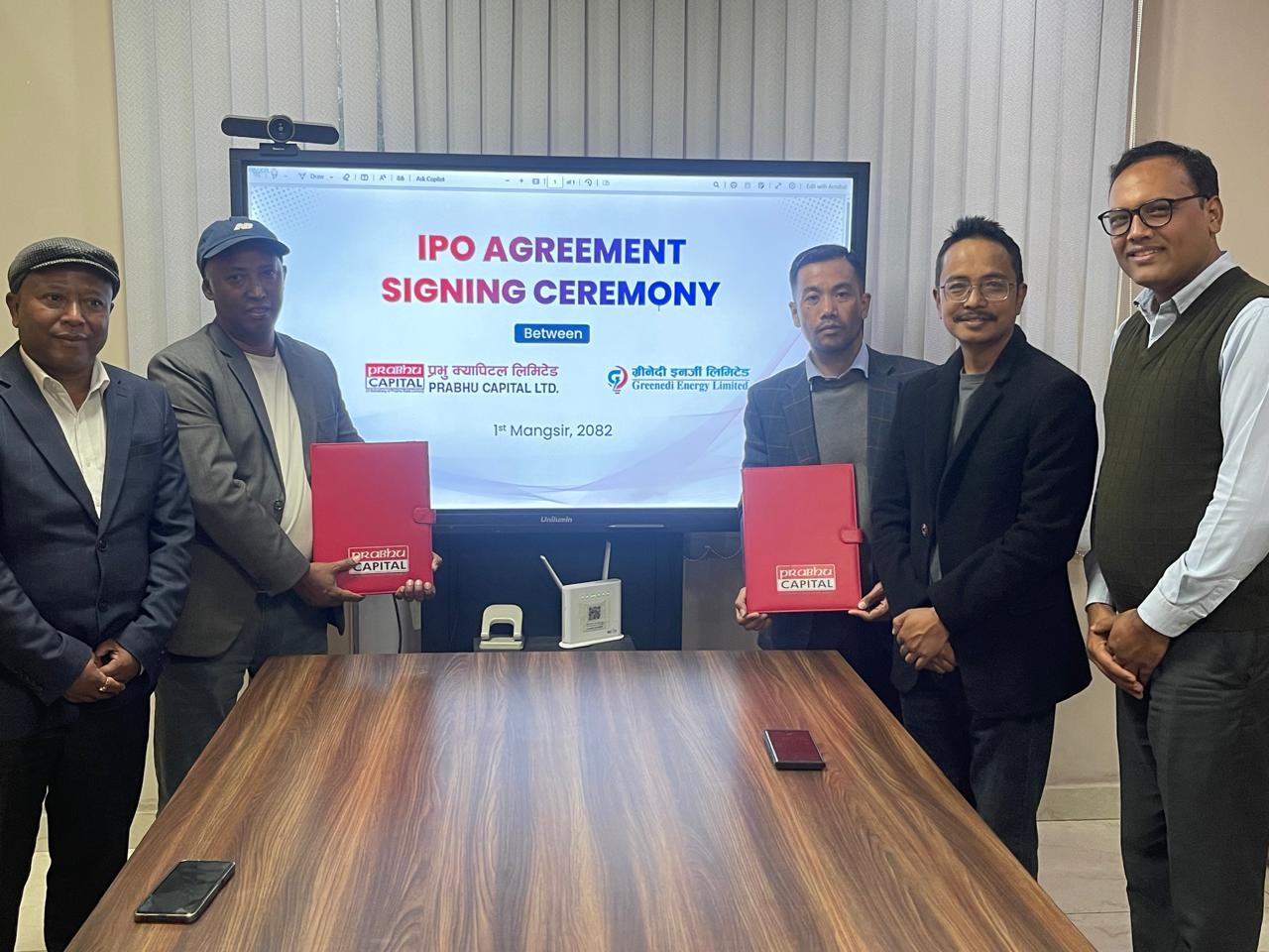ग्रिनेदी इनर्जी लिमिटेडले आईपीओ निष्काशनका लागि प्रभु क्यापिटललाई नियुक्त गर्यो