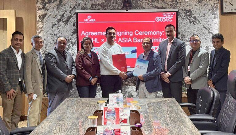 एनआइसी एशिया बैंक र एनसीएचएलबीच नेपालपे कार्डका लागि प्रिन्सिपल मेम्बरसिप सम्झौता